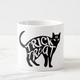 Halloween Cat Espresso Cups zazzle 1