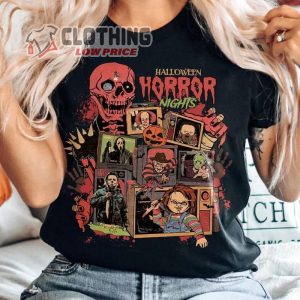 Halloween Horror Night Shirt, Halloween Horror Nights Start Date T- Shirt, Halloween Horror Movies Characters Shirt