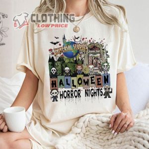 Halloween Horror Nights 2023 Merchandise Shirt, Halloween Horror Characters Shirt, Horror Movie Killers Halloween Shirt