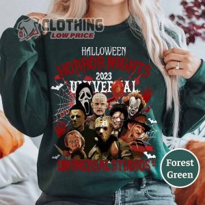 Halloween Horror Nights 2023 Sweatshirt, Halloween Horror Nights Party Hoodie, Scary Movie Characters Sweatshirt