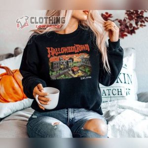 Halloweentown Est 1998 Vintage Style Sweatshirt Halloweentown University Retro Halloweentown Sweatshirt Vintage Fall Halloween Tee3