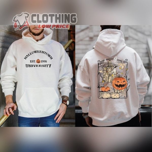 Halloweentown University Est 1998 Sweatshirt, Best Teacher Halloween Costumes Merch, Teacher Halloween Ideas Shirt