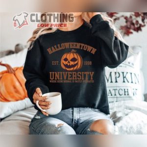 Halloweentown University Sweatshirt Halloween Town Est 1998 Sweatshirt Easy Teacher Halloween Costumes Sweatshirt Teacher Halloween Ideas Merch 1