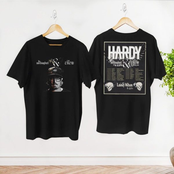 Hardy The Mockingbird & The Crow Tour 2023 Merch, Hardy Lainey Wilson Shirt, Hardy Fan Lovers T-Shirt