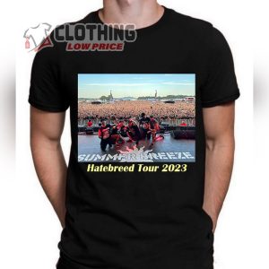 Hatebreed Band World Tour 2023 Setlist Merch, Hatebreed Band Tour Tickets shirt, Hatebreed Band Members T- Shirt, Hatebreed Band Tour Guide Merch