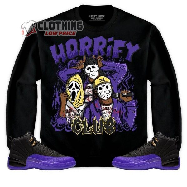 Horrify Club Stranger Things Horror Killers Halloween Sweatshirt, Terrifying Michael Myers Unisex Shirt, Horrify Club Halloween Shirt