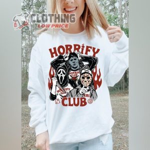Horrify Club Stranger Things Horror Killers Halloween T-Shirt, Halloween Horror Nights 32 Merch
