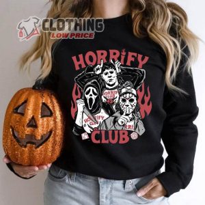 Horrify Club Stranger Things Horror Killers Halloween T-Shirt, Halloween Horror Nights 32 Merch