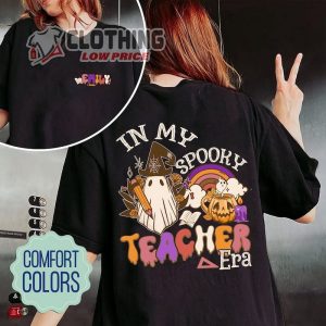 In My Spooky Teacher Era Comfort Colors Shirt, Teacher Halloween Shirt, Spooky Teacher Shirt, Teacher Halloween Ideas Merch