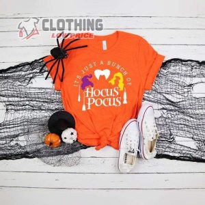 It’s Just A Bunch Of Hocus Pocus Shirt, Witch Bat Halloween Shirt