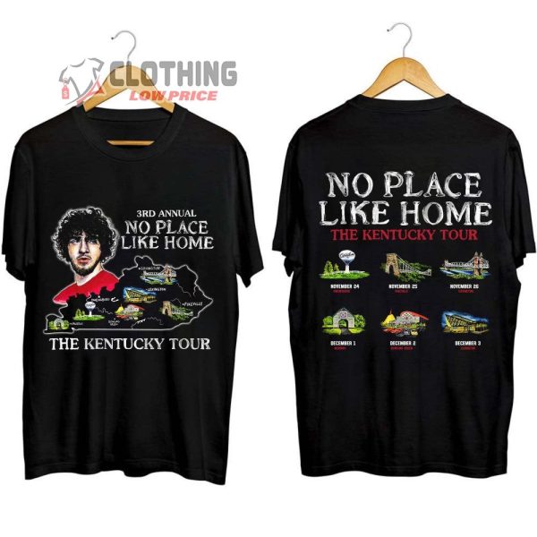 Jack Harlow No Place Like Home Tour 2023 Merch, Jack Harlow 3rd No Place Like Home Shirt, The Kentucky Tour 2023 T-Shirt