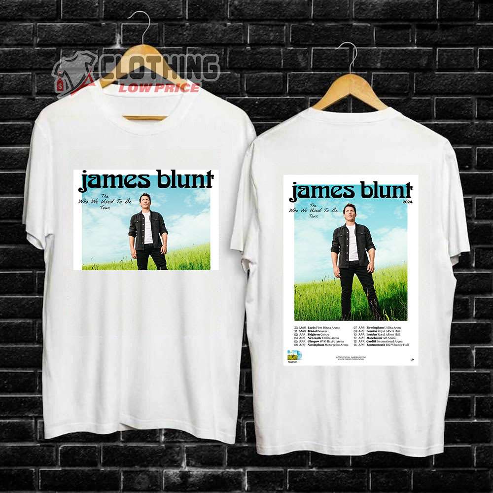 James Blunt The Who We Used To Be Tour Merch James Blunt In Concert At The Zenith De Paris 2024 7194