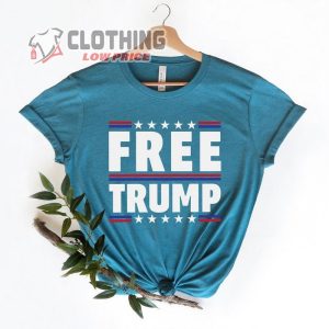 Justice For Trump Shirt, Free Trump T- Shirts, Trump 2024 Shirts, Trump Save America Tees, Donald Trump Mugshot Memes Merch