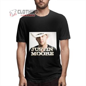 Justin Moore Off the Beaten Path Album Playlist Merch, Justin Moore World Tour 2023 Setlist Shirts