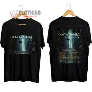 Katatonia Sky Void Of Stars North America 2023 Merch Katatonia 2023 2024 Tour Dates Tickets Shirt Katatonia With Spears Guests T Shirt