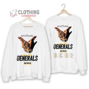 Kevin Gates Only The Generals Tour 2023 Featuring Big X Tha Plug Hosted By DJ Chose Sweatshirt, Kevin Gates Concert Shirt, Only The Generals Kevin Gates 2023 Merch