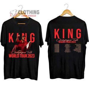 King Champagne Talk World Tour 2023 Merch Champagne Talk World Tour 2023 Shirt King Champagne Talk London Tour 2023 T Shirt 1