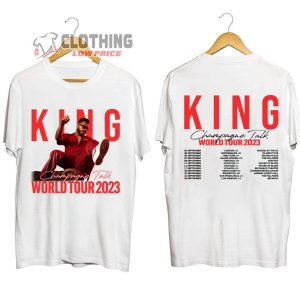 King Champagne Talk World Tour 2023 Merch Champagne Talk World Tour 2023 Shirt King Champagne Talk London Tour 2023 T Shirt 2