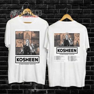 Kosheen 25 Years Of Kosheen Live UK Tour Merch Kosheen Setlist 2023 Shirt Kosheen Live Tour Dates 2023 T Shirt