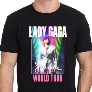 Lady Gaga Joanne World Tour 2018 T- Shirt, Lady Gaga Concert Tour T- Shirt, Lady Gaga Concert 2023 Merch