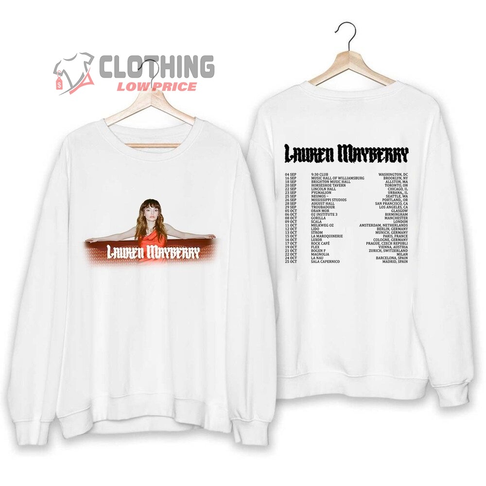 Lauren Mayberry Solo Tour 2023 Merch, Lauren Mayberry First Ever Solo Tour Dates 2023 Shirt, Lauren Mayberry 2023 Concert T-Shirt