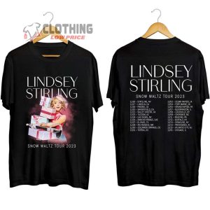 Lindsey Stirling Snow Waltz 2023 Tour Merch Lindsey Stirling Tour Tickets Concert 2023 Shirt Snow Waltz 2023 Tour T Shirt 1