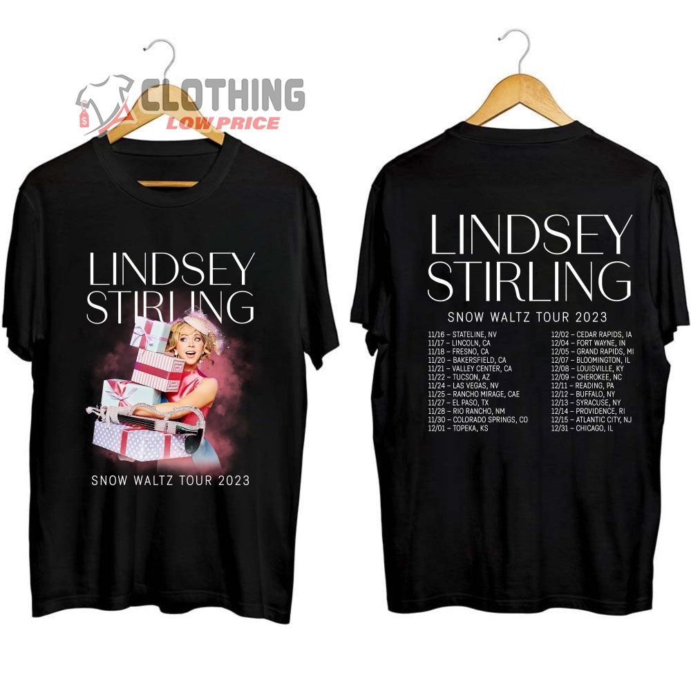 Lindsey Stirling Snow Waltz 2023 Tour Merch, Lindsey Stirling Tour Tickets Concert 2023 Shirt, Snow Waltz 2023 Tour T-Shirt