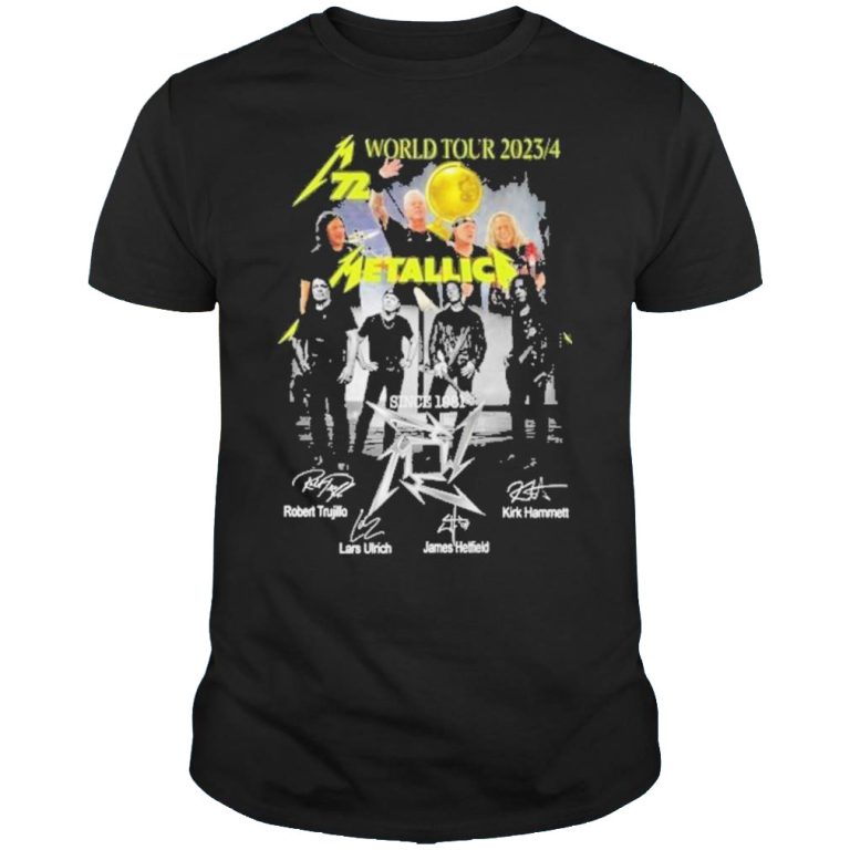 Metallica Heart Skull Merch, Metallica Tour 2023 Shirt, Metallica Heart ...