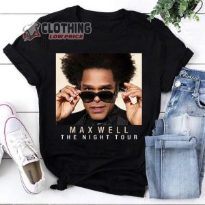 Maxwell The Night New Tour Unisex T Shirt Maxwell Shirt Maxwell Vintage Shirt Retro Maxwell Merch1 1