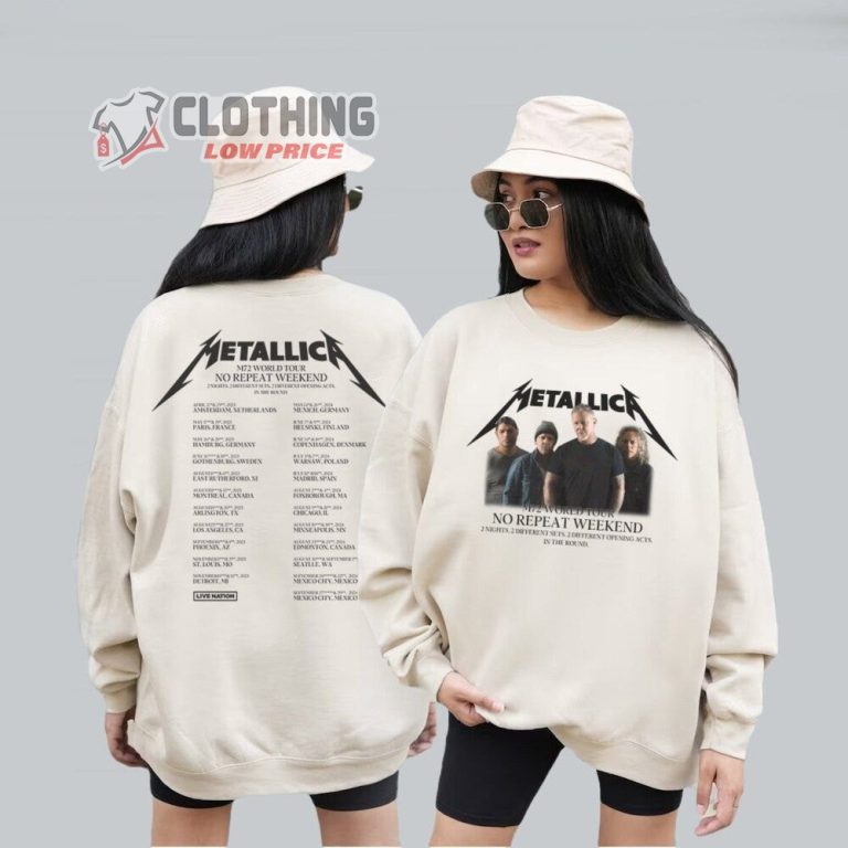 Metallica Rock Band M72 World Tour 2023 Merch Metallica M72 World Tour