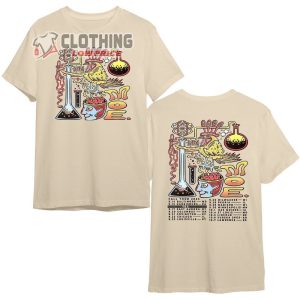 Moe Map US Fall 2023 Tour Dates Merch Moe Show Live 2023 Shirt Moe Retro Tee 3