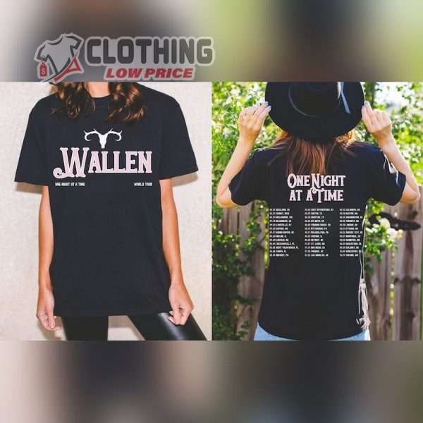 Morgan Wallen World Tour 2023 Shirt, Morgan Wallen One Night At A Time Shirt, Morgan Wallen World Tour Band T- Shirt