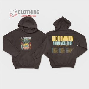 Old Dominion No Bad Vibes Tour 2023 With Special Guests Merch, Old Dominion Tour Dates 2023 Shirt, Old Dominion Songs T-Shirt