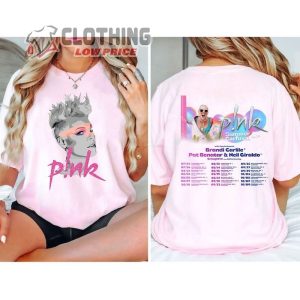 P!nk Summer Carnival 2023, Pink Singer Tour, Pink 2024 Tour Dates T- Shirt, Pink Martini Tour Dates 2023 Merch