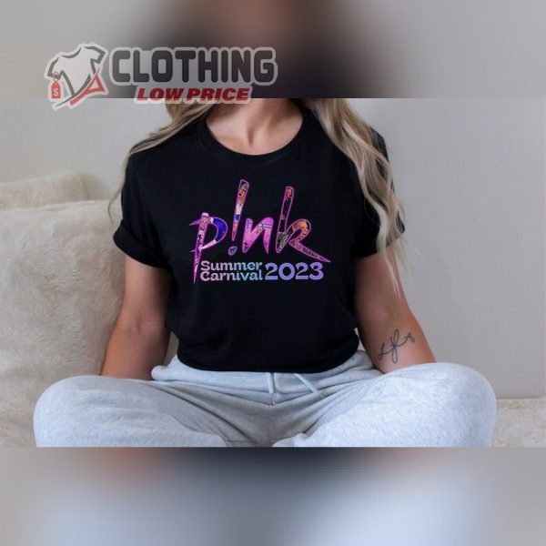 P!nk Summer Carnival 2023, Pink Summer Carnival Tour 2023 Usa Merch, Pink Singer Summer Carnival 2023 Tour T- Shirt