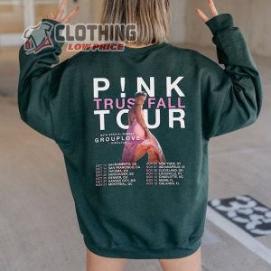 P!nk Trustfall Tour 2023 T Shirt P!nk Summer Carnival 2023 Hoodie Pink Tour Shirt Pink Martini Tour Dates 2023 Merch 3