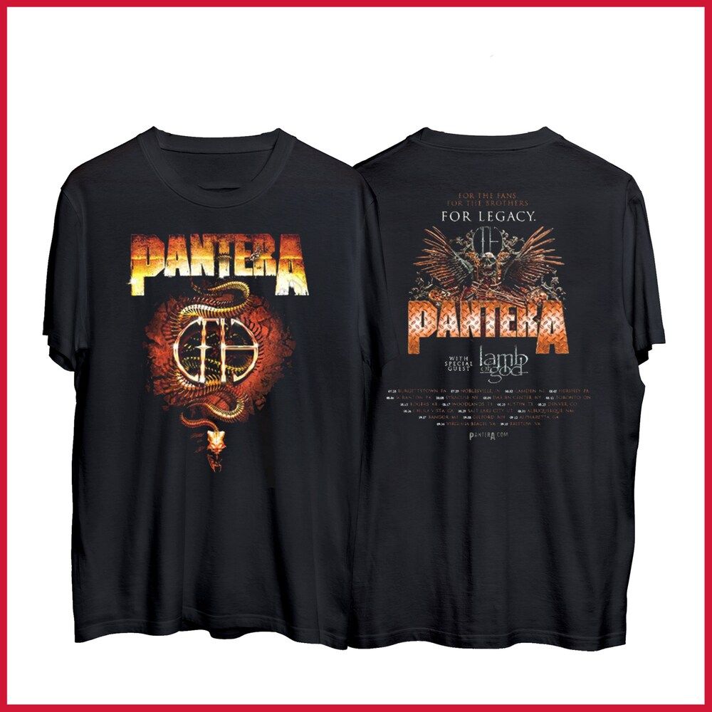 Pantera For The Brothers For Legacy Tour 2023 T- Shirt, Pantera With ...