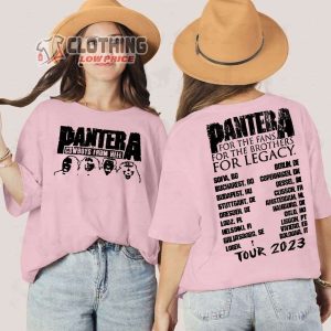 Pantera Cowboys From Hell 2023 Tour Merch Pantera For The Fans For The Brothers For Legacy Tour 2023 Shirt Pantera Tour 2023 T Shirt 2