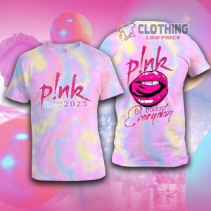 Pink Be Badass Everyday Merch Pink Summer Carnival 2023 Shirt Trustfall Album Pink Singer Tour 2023 Hoodie 3D All Over Printed 2