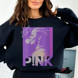 Pink Summer Carnival 2023 Signature Merch Trustfall Album Sweatshirt Pink Singer Music Festival Tee 1