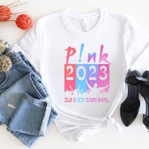 Pink Summer Carnival 2023 T- Shirt, Pink Festival Tour T- Shirt, Pink Setlist 2023 Us Tour T- Shirt