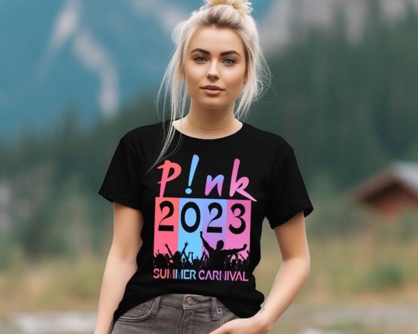 Pink Summer Carnival 2023 T- Shirt, Pink Festival Tour T- Shirt, Pink Setlist 2023 Us Tour T- Shirt