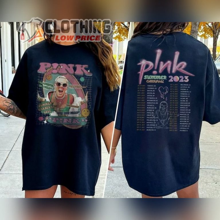 P Nk Summer Carnival 2023 Pink Summer Carnival Tour 2023 Usa Merch   Pink Summer Carnival 2023 Tour T Shirt Summer Carnival Music Legend T Shirt Pink Martini Tour Dates 2023 Merch 2 768x768 