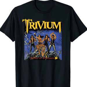 Rare Trivium Kings Of Streaming T- Shirt, Trivium Albums Ranked Merch, Trivium Band Members T- Shirt
