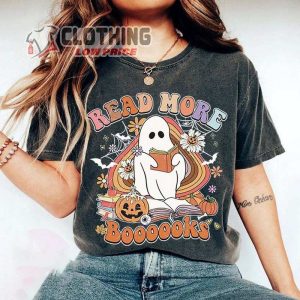 Read More Books Teacher Halloween Shirt, Spooky Teacher Shirt, Best Teacher Halloween Costumes Merch