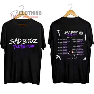 Sad Boyz 4 Life Tour Tickets Shirt Junior H US Sad Boyz Tour 2023 Concert TShirt Junior H Album Tee1 1