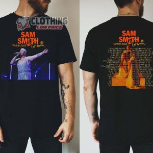 Sam Smith Gloria World Tour 2023 Tickets Merch Sam Smith North American Tour 2023 Shirt Sam Smith Gloria Tour Setlist 2023 T Shirt