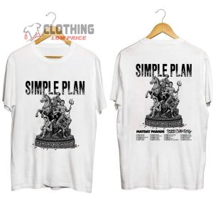 Simple Plan 2024 Europe Uk Tour MMXXVI Sweatshirt, Simple Plan Band Shirt, Simple Plan 2024 Concert Shirt, Simple Plan Punk Rock Band Merch