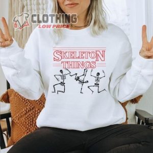 Skeleton Things Halloween Horror Nights T Shirt Stranger Things Inspired Skeleton Things Hhn 2023 Merch 1