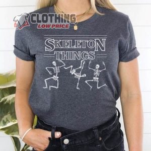 Skeleton Things Halloween Horror Nights T Shirt Stranger Things Inspired Skeleton Things Hhn 2023 Merch 2